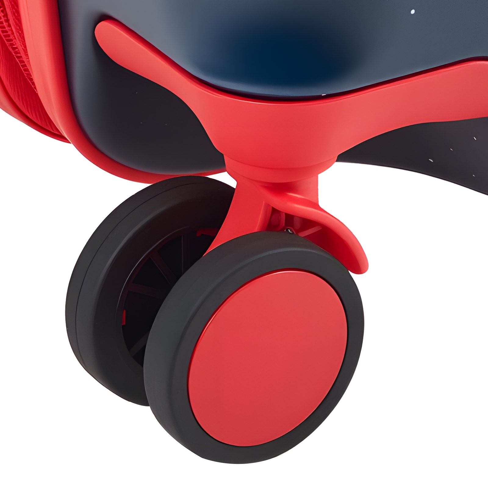 Kids Ride-on Scooter Suitcase Lightweight Rolling Luggage For Travel_voghion.com